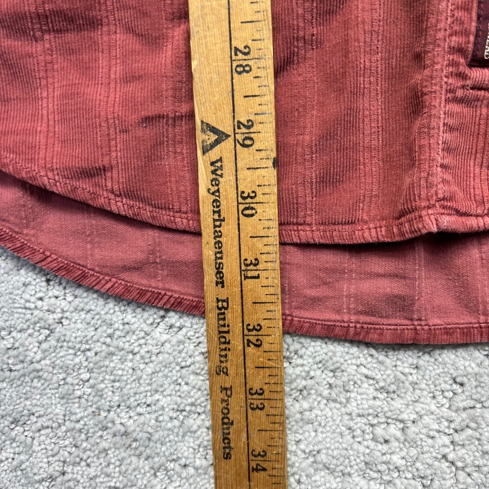 The Territory Ahead Shirt Mens Large Red Corduroy Faded Button Down Longsleeve - Picture 14 of 16